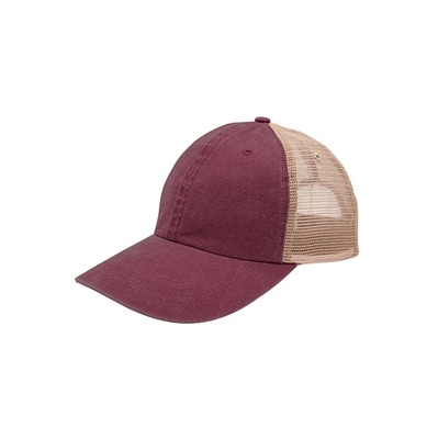 Mega 6 Panel Wash Pigment Dyed Trucker Mesh | Wholesale Trucker Mesh Hats