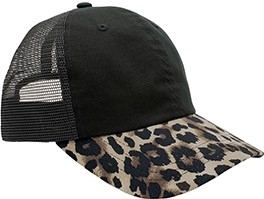 Mega Leopard Print Trucker Mesh | Wholesale Trucker Mesh Hats
