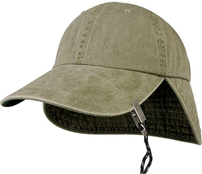 Mega Juniper 6 Panel Cotton Twill With Flap | Camouflage Caps : Camo Caps