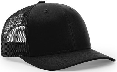 Richardson Sized 112 Trucker Twill Mesh Snapback Cap - CapWholesalers