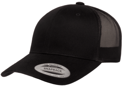 Flexfit Caps: Classic Recycled Retro Solid Trucker Cap -Wholesale Blank Hats