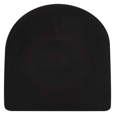 Otto Knit Beanie: Classic 100% Acrylic With Fleece Lining | Wholesale Blank Caps
