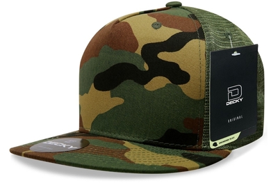 Cobra Caps: Wholesale 5-Panel Garment Washed Twill Front/Mesh Back By Cobra Caps