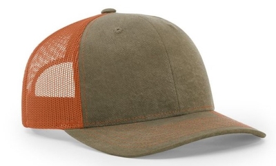 Richardson 6 Panel Trucker Stars & Stripes Mesh Back Hat at Cap Wholesalers