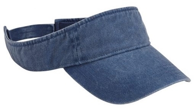 Sportsman Caps: Cotton Sun Visor Velcro Closure -CapWholesalers.com