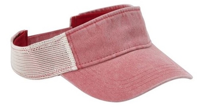 Sportsman Caps: Cotton Sun Visor Velcro Closure -CapWholesalers.com