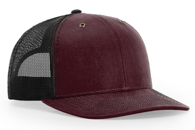 Richardson Sized 112 Trucker Twill Mesh Snapback Cap - CapWholesalers