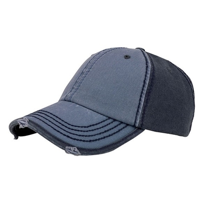 Mega Distressed Heavy Washed Cotton Twill Cap | Wholesale Relaxed Dads Hats