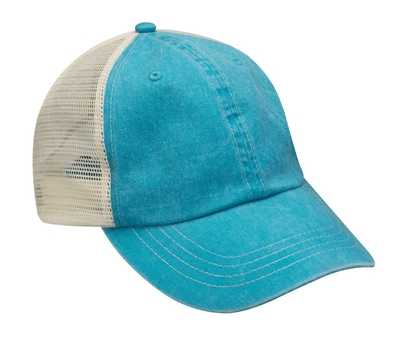 Adams Garment Washed Game Changer Cap | Wholesale Trucker Mesh Hats