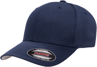 Flexfit unisex Wooly Combed Cap / L/XL / Dark Navy