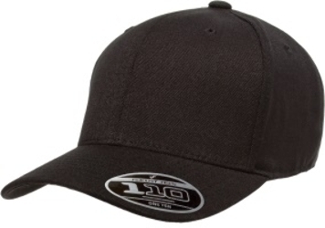 plain black flexfit cap