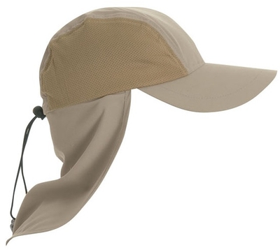 Cobra Caps: Sun Blocker w/ Foldable Neck Flap