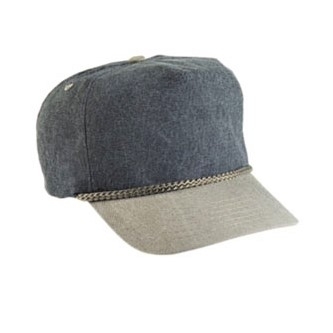 Budget Caps | Cobra-5-Panel Two Tone Stone Washed Canvas