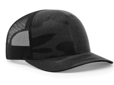 Richardson Panel (Wholesale) 6 Multicam Cap: Cap Trucker