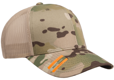 The Yupoong Multicam Camouflage Retro Trucker Cap can be yours at Wholesale  Pricing