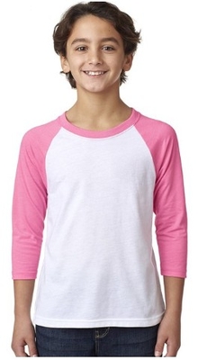 Next Level Youth CVC 3/4-Sleeve Raglan - Cap Wholesalers