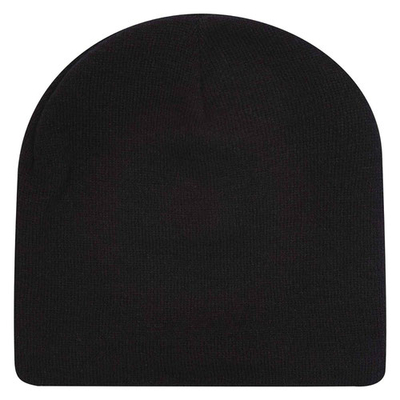 Otto Knit Beanie: Classic 100% Acrylic With Fleece Lining