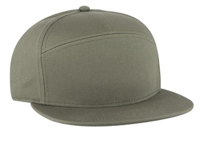 Otto Caps: Visor Wholesale Flat 2-Tone Snapback Square Twill Hat
