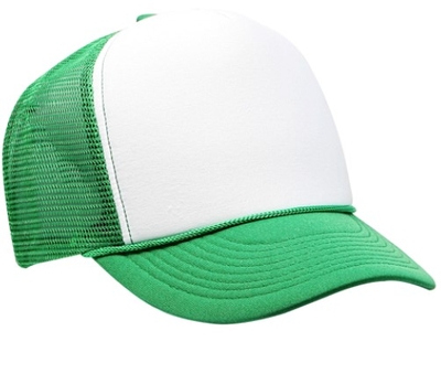 Top Headwear Blank Trucker Hat - Mens Trucker Hats Foam Mesh Snapback  White/Royal