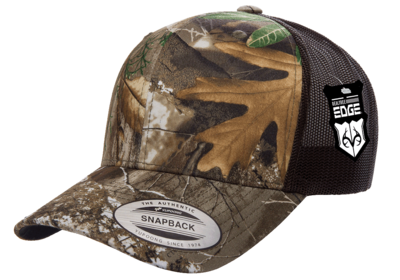 YP Classics 6606RC Realtree Camo Retro Trucker Cap Realtree Edge Brown