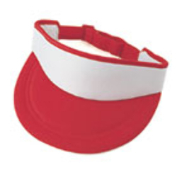 Nissun Cap: White Front Poly Foam Sun Visor Cap| Wholesale Blank Caps