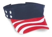 Image Cobra-Budget Caps USA Flag Visor