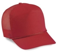 Image Budget Caps | Cobra-5-Panel Twill Mesh Golf With Braid