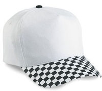 Image Cobra-5-Panel Racing Checkered Visor