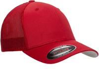 Image Yupoong Flexfit Cotton Trucker Mesh Hat