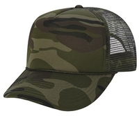 Image Budget Caps | Cobra-5-Panel Camouflage 4 Inch Foam Front Mesh Back