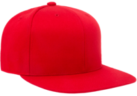Image Yupoong Brand Flat Bill 210 Fitted Pro Baseball On-Field Shape