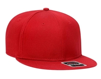 Image Otto Cotton Twill Flat Visor Snapback Pro Style Caps