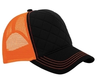 Image Budget Caps | Mega Neon Fashion Quilted Trucker Cap
