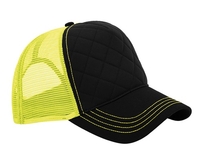 Image Budget Caps | Mega Neon Fashion Quilted Trucker Cap