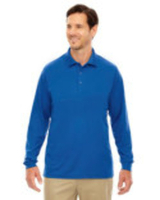 Image Ash City - Core 365 Men's Pinnacle Performance Long-Sleeve Piqué Polo