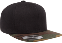 Image Yupoong Classic Snap Back with Camo Flat Bill