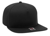 Image Otto Cotton Twill Square Flat Visor 5 Panel Pro Snapback