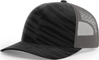Image Richardson Trucker Streak Camo Pattern Twill Trucker Mesh