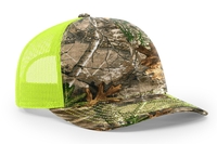 Image Richardson Trucker Camo Pattern Twill Trucker Mesh