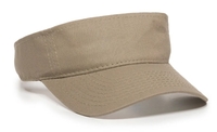 Image Outdoor Cotton Twill Adjustable Velcro Closure Visor (ADULT & YOUTH SIZES)