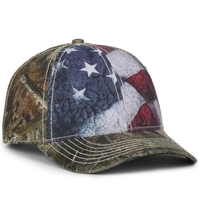 Image Outdoor Camo Flag 6 Panel Cap