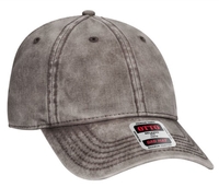 Image Otto 6 Panel Low Profile Snow Washed Superior Cotton Twill Cap