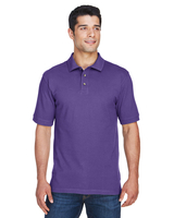 Image Harriton Mens 6 oz. Ringspun Cotton Pique Short-Sleeve Polo