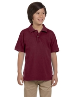 Image Harriton Youth 6 oz., Ringspun Cotton Piqué Short-Sleeve Polo