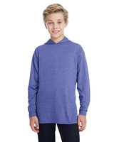 Image Anvil Youth Long-Sleeve Hooded T/Shirt