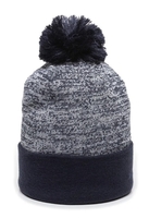 Image Outdoor Pixel Watch Hat With Pom Pom
