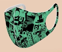 Image 3D Washable Reusable Premium Green Graphic (Pack of 10) $15.00=$1.50 each