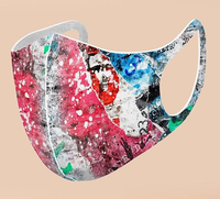 Image Washable Reusable Color Graphic 3D (Pack of 10) $15.00=$1.50 each