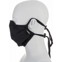 Image Reusable Moisture Wicking Anti Viral-Anti Bacterial Black Face Mask