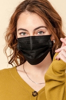 Image Disposable Black Masks (Pack of 50) $30.00=$0.60 each
